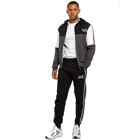 armani tracksuit sale cheap|emporio Armani full zip tracksuit.